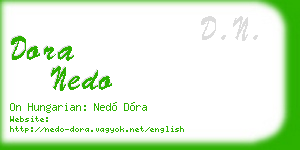 dora nedo business card