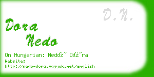 dora nedo business card